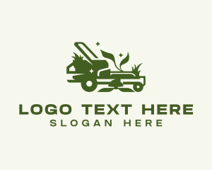 Equipment - Lawn Mower Grass Cutter logo design