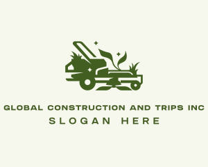 Landscaper - Lawn Mower Grass Cutter logo design