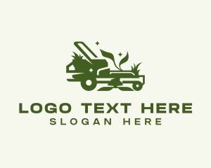 Grass - Lawn Mower Grass Cutter logo design