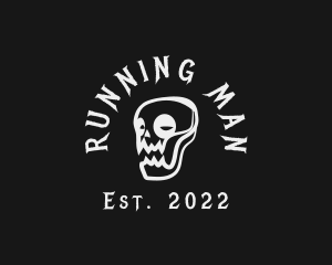 Punk - Urban Skull Bone logo design