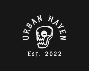 Urban Skull Bone logo design