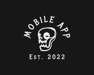 Hip Hop - Urban Skull Bone logo design