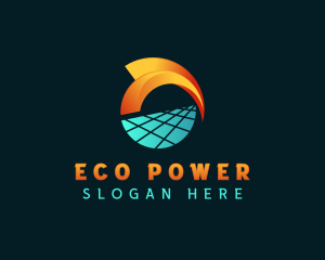 Renewable - Solar Energy Power logo design