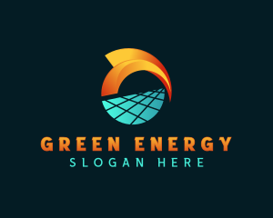 Solar Energy Power logo design