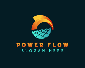 Solar Energy Power logo design