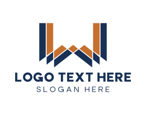 Geometric - Athletic Modern Letter W logo design