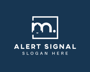 Notification - Negative Space Bell Alarm logo design