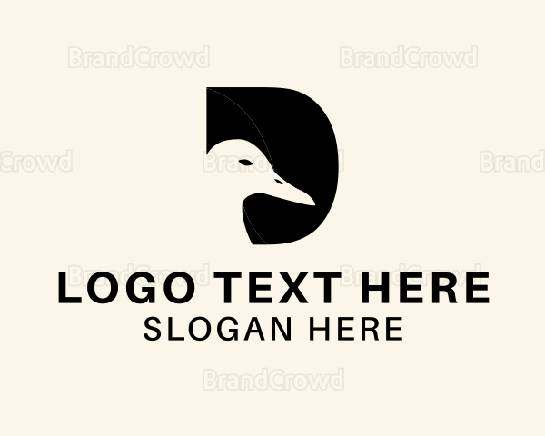 Duck Letter D Logo