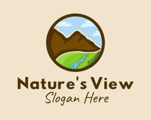 Scenery - Mountain Valley Scenery logo design