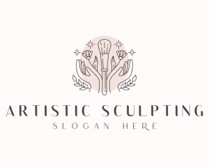 Beauty Styling Brush logo design