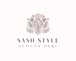 Beauty Styling Brush logo design