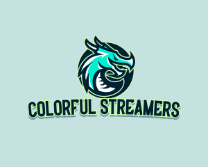 Dragon Game Streamer logo design