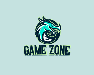 Dragon Game Streamer logo design