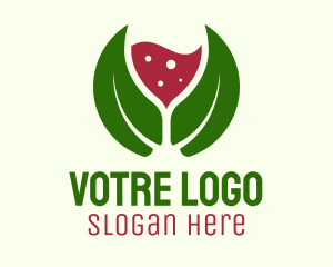 Organic Wine Glass Logo