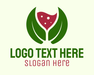 Organic Wine Glass Logo