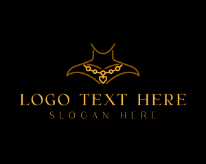 Luxury - Jewelry Necklace Accessories logo design