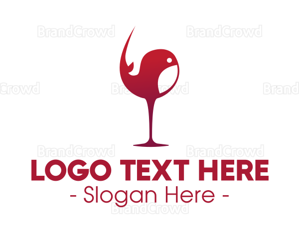 Whale Wine Glass Logo