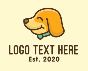 Pooch - Happy Dog Puppy logo design