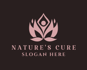 Naturopath - Wellness Yoga Meditation logo design