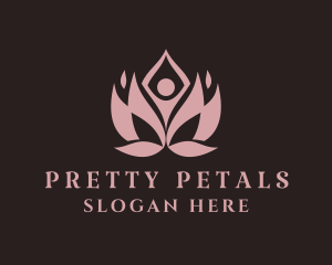 Wellness Yoga Meditation  logo design