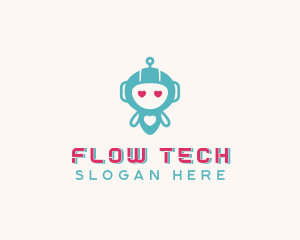 Tech Robot App logo design