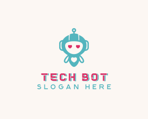 Tech Robot App logo design