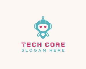 Tech Robot App logo design