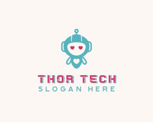 Tech Robot App logo design