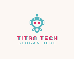 Tech Robot App logo design