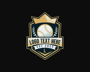 Baseball Sports League Logo