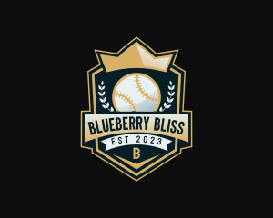 Baseball Sports League logo design