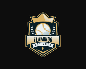 Athlete - Baseball Sports League logo design