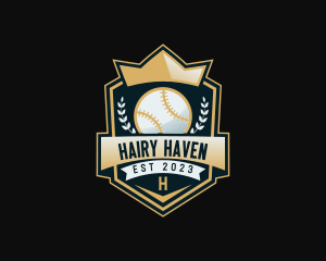 Baseball Sports League logo design