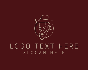 Saloon - Western Cowboy Ranger logo design