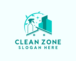 Sanitary Cleaning Service logo design