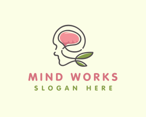 Mind - Natural Relaxed Mind logo design