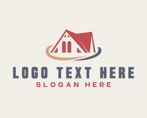 Home Roofing Construction  Logo