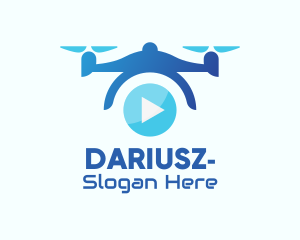 Fly - Blue Drone Video logo design