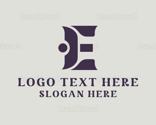 Business Consulting Letter E Logo