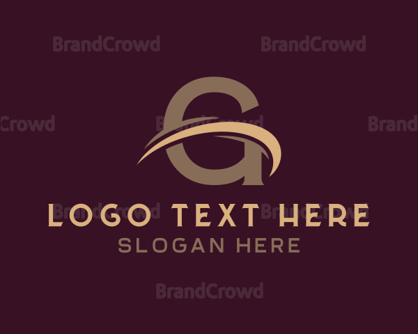 Swoosh Consultant Firm Letter G Logo