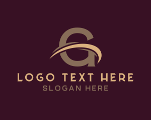 Swoosh Consultant Firm Letter G logo design