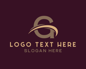 Financing - Swoosh Consultant Firm Letter G logo design