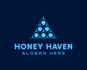 Honeycomb Networking Tech logo design