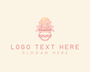 Blossom - Flower Pots Boutique logo design