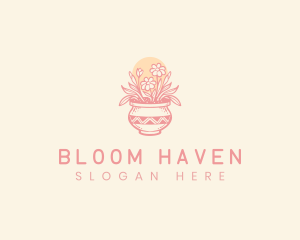 Flower Pots Boutique logo design