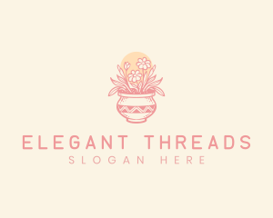 Flower Pots Boutique logo design