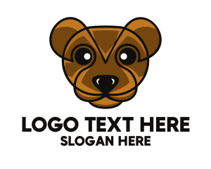 Teddy - Modern Brown Bear logo design