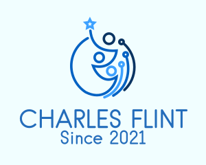 Funding - Family Line Art logo design