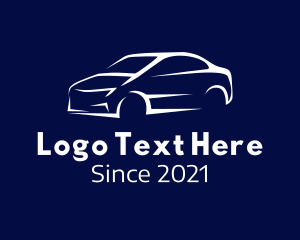 Automotive - Sedan Race Car logo design