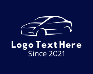 Autoshop - Sedan Race Car logo design